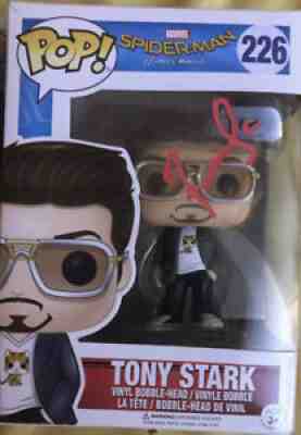 Robert Downey Jr Signed Funko Pop Beckett Coa Rare iron man avengers marvel