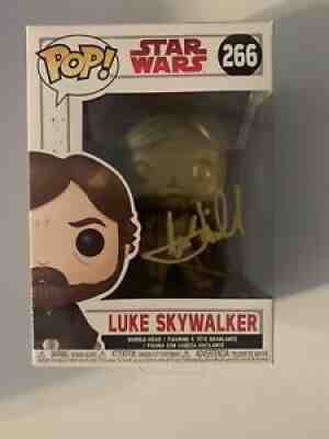 FUNKO FREAKY TIKI FUNDAYS 2019 STAR WARS GOLD LUKE SKYWALKER POP LE 20 Signed