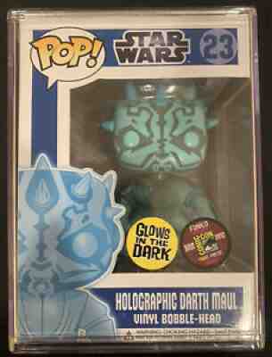 Star Wars Holographic Darth Maul Funko POP! 2012 SDCC Limited Edition  480pcs