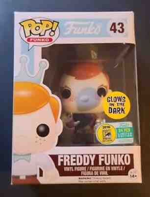 Funko Pop SDCC 2016 Fundays Freddy Funko As Mad Hatter Glow in the Dark #43 LE24