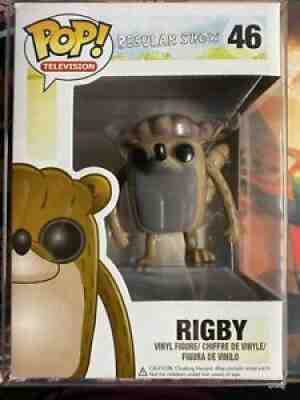 EXTREMELY RARE! Funko Pop Vinyl Television Rigby Regular Show w/ Pop Protector