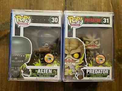 Funko POP! SDCC 2013 Limited Bloody Alien and Predator Figures (Read Desc)