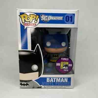 Funko Pop Blue Batman SDCC 2010 Exclusive LE 480 Rare