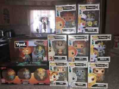 FUNKO TELEVISION THUNDERCATS POP COLLECTION SDCC /480 /1000 FLOCKED LION-O LOT