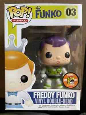 Funko Pop Buzz Lightyear Freddy SDCC 2011 - NOT MINT SEE PICS