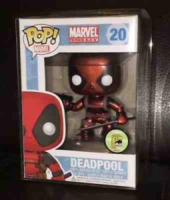 Funko Pop MARVEL DEADPOOL METALLIC SDCC 2013 Exclusive 480 San Diego Comic Con