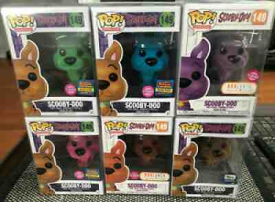 Funko Pop Scooby Doo #149 Flocked Limited / Exclusive Lot (SDCC)