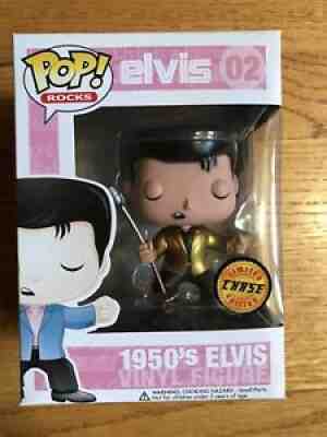 2011 Funko POP! Rocks 1950â??s GOLD JACKET ELVIS Chase Rare Music Grail Vaulted