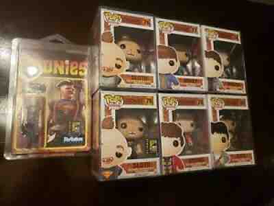 Funko Pop Goonies Set SDCC Sloth, Sloth, Mikey, Mouth, Chunk, Data, SDCC R Sloth