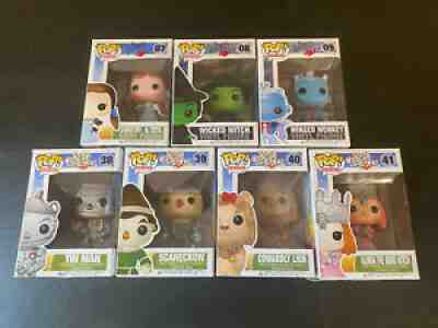 Funko Pop Wizard Of Oz Movies Glinda Dorothy Wicked Witch COMPLETE SET 7 Vaulted