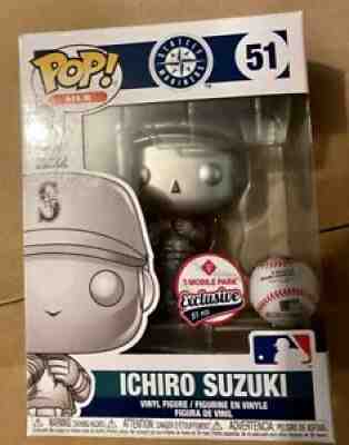 Funko POP! Ichiro Suzuki SILVER T-Mobile Park Exclusive LE 1/51