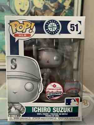 Ichiro Suzuki Funko POP! Mariners T-Mobile Park Exclusive LE 1/51 (Silver)