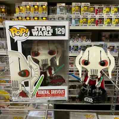 Funko Pop Star Wars : General Grievous #129 Vinyl Figure Special Edition 