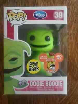 Funko Pop GITD Oogie Boogie Comic Con Disney Store Exclusive #39 1/480