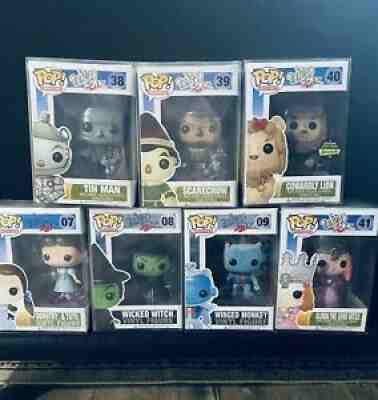 ð??  Wizard of Oz Funko Pop Complete Set of 7 MINT/HTF + Flocked Lion â­  â­  â­  â­  â­  