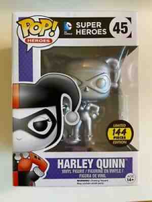 Harley Quinn Funko Pop Silver Hot Topic ExclusiveÂ 