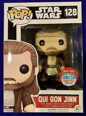 Funko POP! Star Wars Qui Gon Jinn Limited Edition 2000 Pieces. NYCC