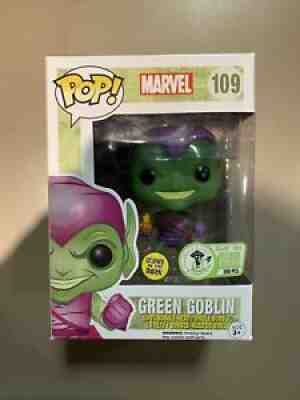 Green Goblin ECCC 300 piece Limited Edition funko pop GITD