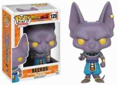 NEW 2016 Funko POP! Dragonball Z - Beerus #120 (Funimation Exclusive) *DAMAGED*