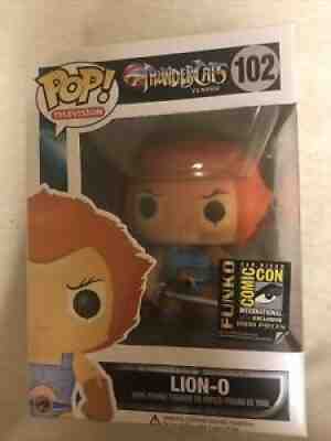 Funko Pop Thundercats Lion-O Flocked #102 SDCC 2014 Limited Edition of 1000