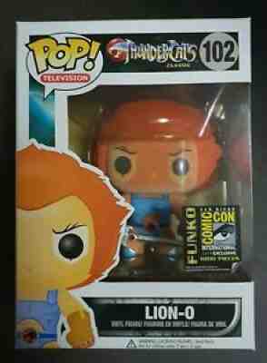 Funko POP SDCC Exclusive 2014 Thundercats Flocked Lion-O