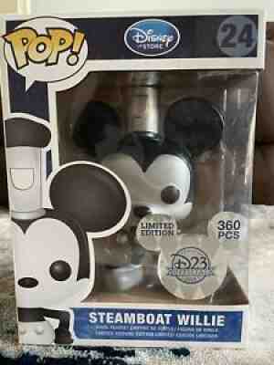 FUNKO POP - D23 2011 LIMITED EDITION - STEAMBOAT WILLIE 1/360 RARE!