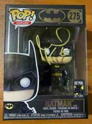 Michael Keaton Signed Batman 1989 275 Funko Pop - PSA AI29992