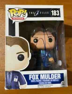 David Duchovny Signed The X-Files Fox Mulder 183 Funko Pop - JSA NN49053