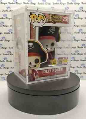 Funko Pop Jolly Roger #258 SDCC 2017 Exclusive LE 1000Pcs GITD. W/ POP STACK