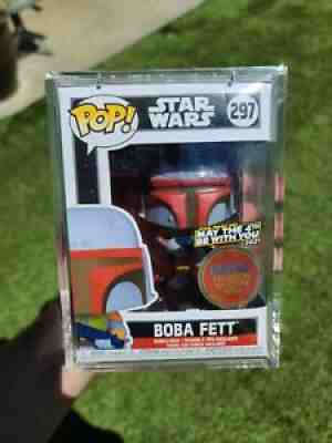 Funko POP! STAR WARS 297 BOBA FETT RETRO SERIES MAY THE 4TH BE WITH YOU EDITION