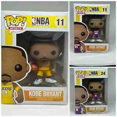 kobe bryant funko pop Purple Jersey Yellow Jersey 8 11 24