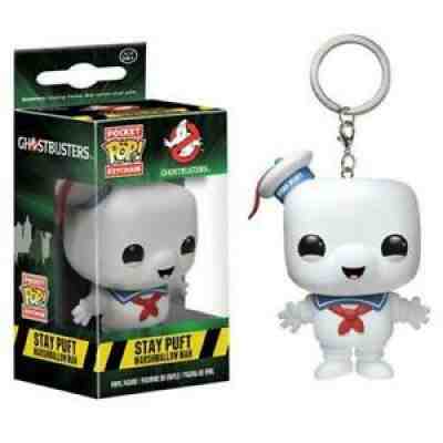 FUNKO Ghostbusters Pocket Pop! Keychain Stay Puft Marshmellow Man NEW IN STOCK!