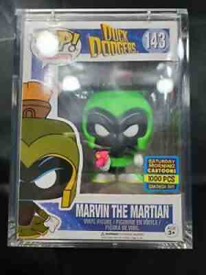 Funko POP! #143 Duck Dodgers Marvin The Martian Neon Green SDCC 2017 1/1000 LEÂ 