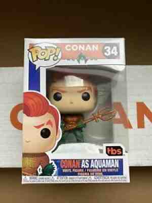 CONAN AS AQUAMAN FUNKO POP TBS LE 500 2020 SDCC NIB VERY RARE Limited Edition