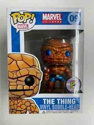 2011 SDCC Exclusive The Thing Blue Eyes Metallic Fantastic Four Marvel