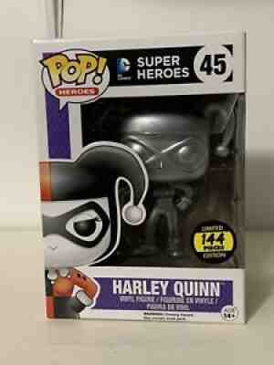 Funko Pop Harley Quinn Hot Topic Exclusive Silver 1/144 Only Rare