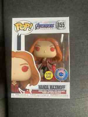 Funko Pop Wanda Maximoff #855 Glow - Marvel Avengers Endgame ð??¥ PIAB Exclusive