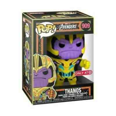 Funko POP! Marvel: Infinity Saga - Thanos Black Light Target Exclusive Preorder