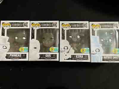 Funko POP! Disney Haunted Mansion 2016 SDCC exclusive full set. Glow In The Dark