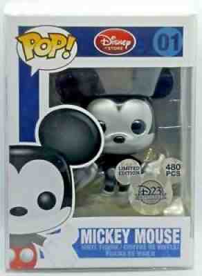 Funko Pop D23 Exclusive Metallic Mickey Mouse 01 Vinyl LE 480PC