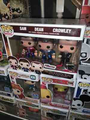 FUNKO POP NYCC SUPERNATURAL METALLIC BLOODY 3 PACK 52/175 SAM DEAN CROWLEY