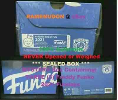 â?? SEALED â?? 2021 Fundays Freddy Funko Pop Mystery Three 3 Box Of Fun SDCC Funkon