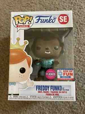 Freddy Funko As Wolfman Flocked Box Of Fun 2021 1/1000 Piece Limited Edition