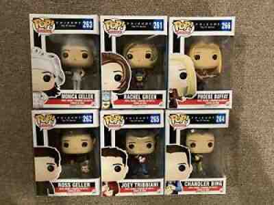 FUNKO POP FRIENDS Complete Lot Set 1st Rachel Ross Monica Chandler Joey Phoebe