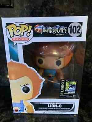 Funko Pop Thundercats Lion-O 102 Flocked. NIB. SDCC 2014. LE 1000 PCs