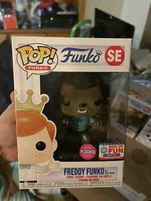 Freddy Funko As Wolfman Flocked Funkon Fundays Exclusive 1,000 Piece