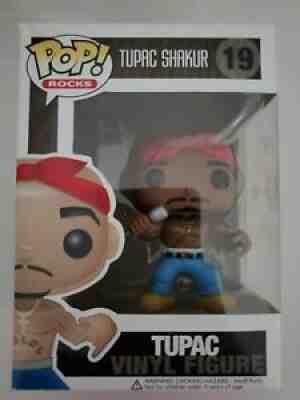 Funko Pop! Rocks Tupac Shakur #19 Tupac Vaulted W/Hard Stack RARE 2011