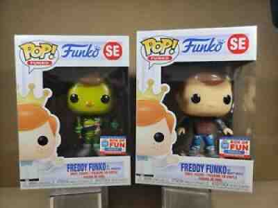 2021 Funko Fundays Freddy as Marty McFly & H.R. Pufnstuf