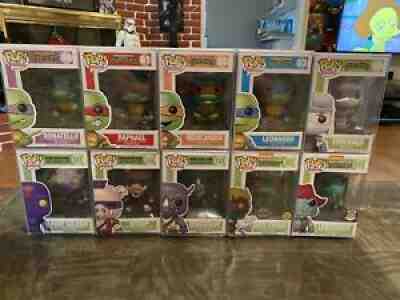 TMNT Ninja Turtles Funko Pop Vaulted Lot Bebop Rocksteady Glow Baxter + More!