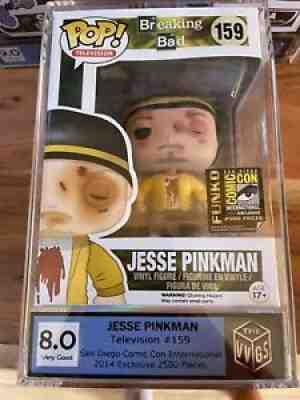 Funko POP TV Beat Up Jesse Pinkman Breaking Bad SDCC!! VVGS Graded 8.0!!